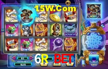 Interface moderna da plataforma 6R Bet
